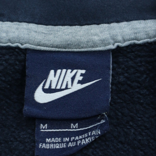 Nike Men's Blue Full Zip Hoodie M Fleece Sweatshirt