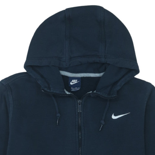 Nike Men's Blue Full Zip Hoodie M Fleece Sweatshirt
