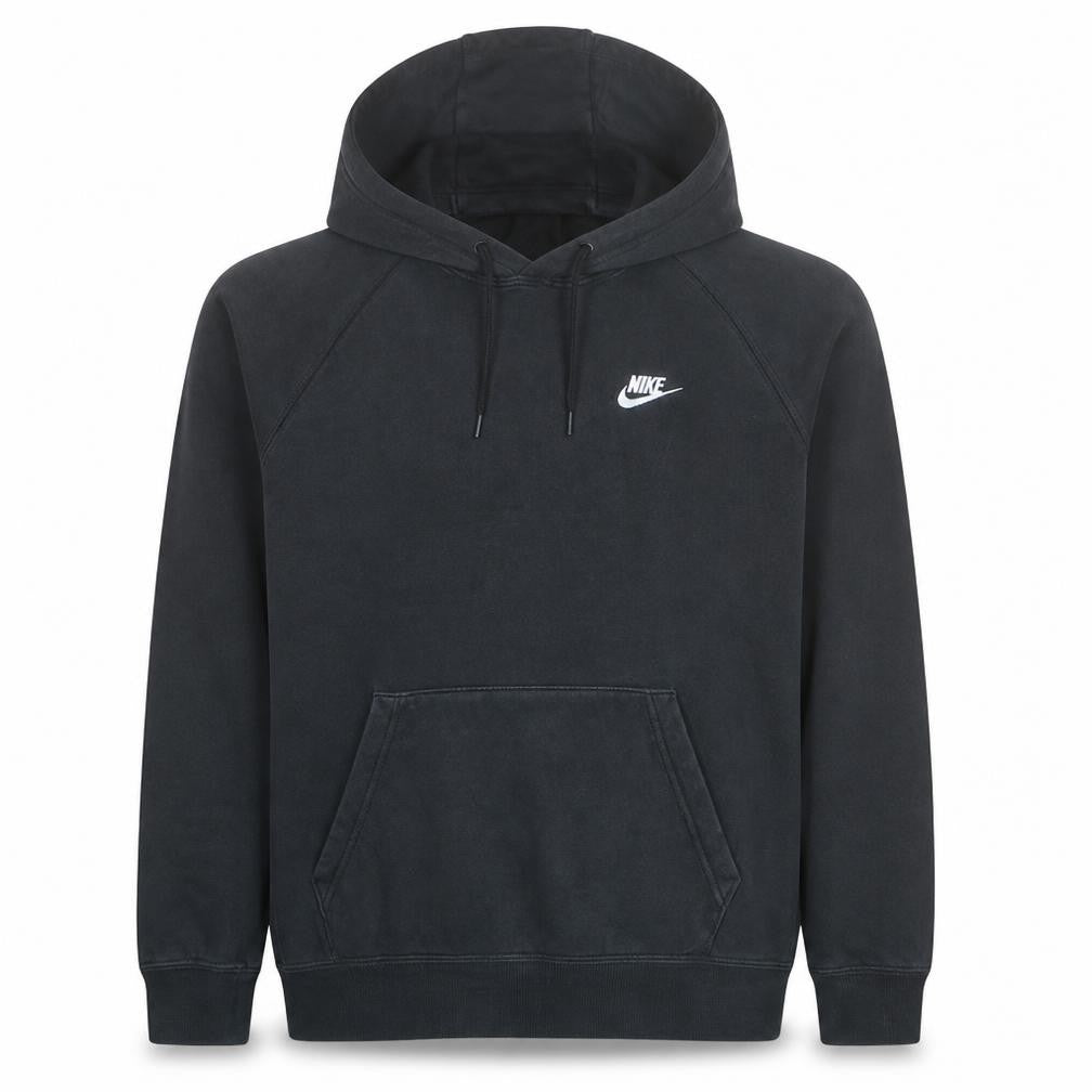 Nike Men's Black Pullover Hoodie XL Fleece Logo Sweatshirt