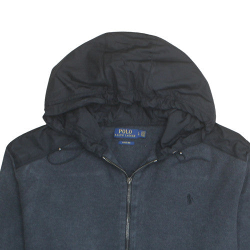 Polo Ralph Lauren Men's Blue Full Zip Hoodie Jacket Size L