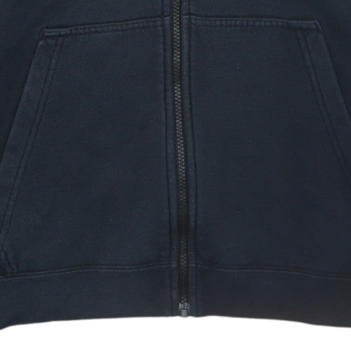 Nike Men's Black Large Full Zip Hoodie 'Just Do It' Sportswear