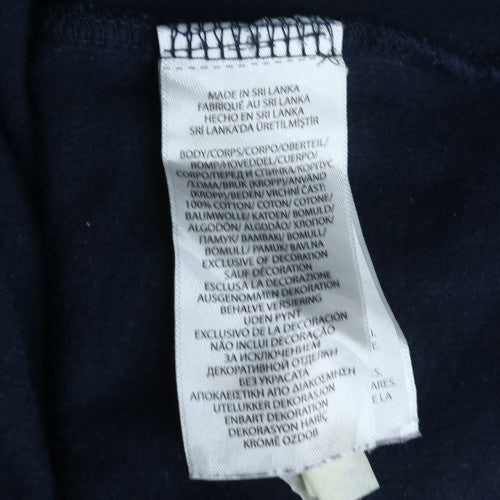 Ralph Lauren Men’s Blue Cotton 1/4 Zip Collared Jumper Size L
