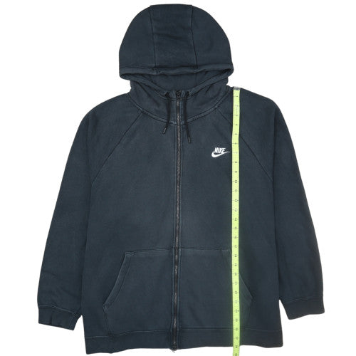 Nike Men's Black 3XL Full Zip Hoodie Sweatshirt Fleece