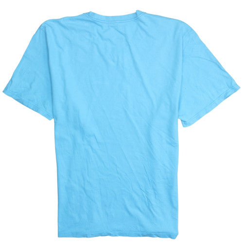Nike Men's Blue V-Neck Short Sleeve Cotton T-Shirt 2XL Regular Fit