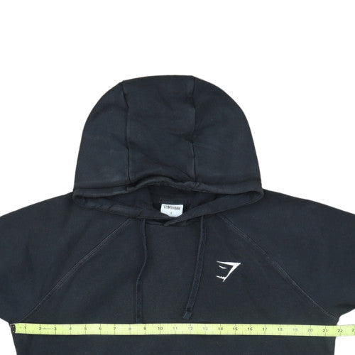 Gymshark Mens Black Pullover Hoodie Size S Regular Fit