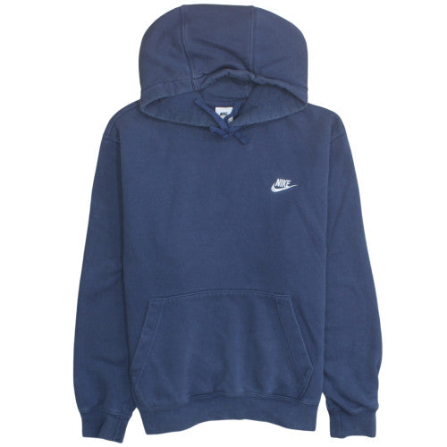 Nike Men's Blue Pullover Hoodie L Sports Fleece Sweatshirt