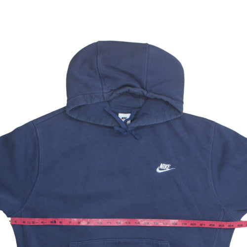 Nike Men's Blue Pullover Hoodie L Sports Fleece Sweatshirt