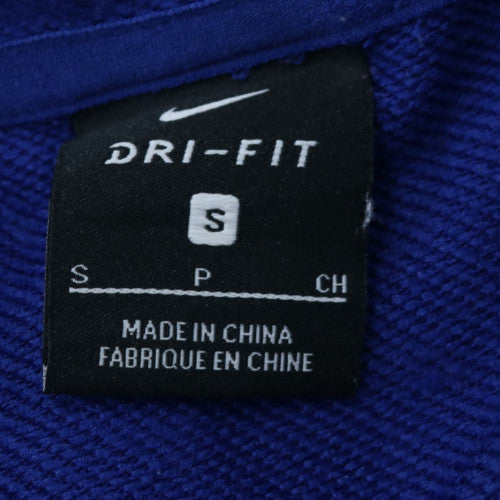 Nike Men's Blue Full Zip Dri-Fit Hoodie S Sportswear