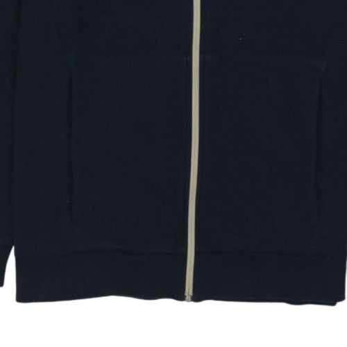 BOSS Mens Black Full Zip Hoodie XL Regular Fit Cotton Blend