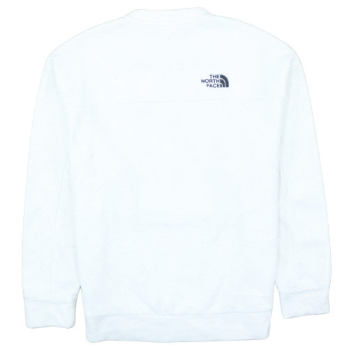 The North Face Womens White Fleece Pullover Sweatshirt M Regular Fit