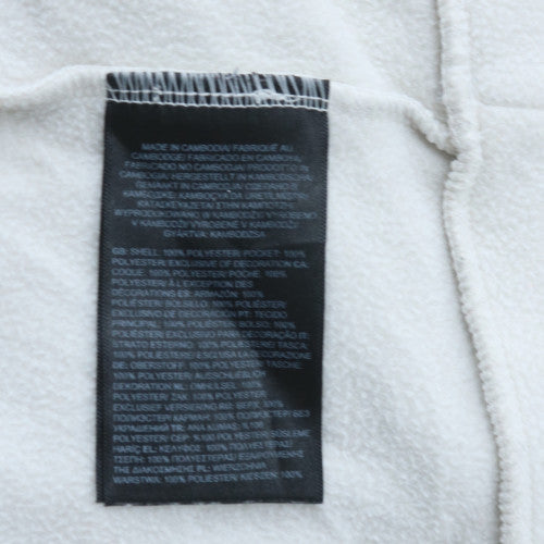 The North Face Womens White Fleece Pullover Sweatshirt M Regular Fit