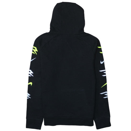 Nike 3Brand Boys Black Pullover Hoodie XL 13-15 Years Graphic Print