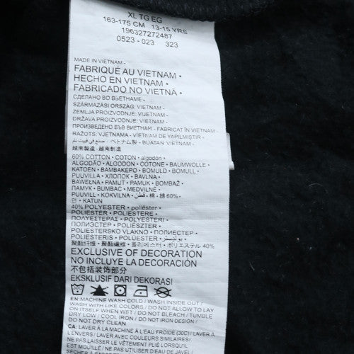Nike 3Brand Boys Black Pullover Hoodie XL 13-15 Years Graphic Print
