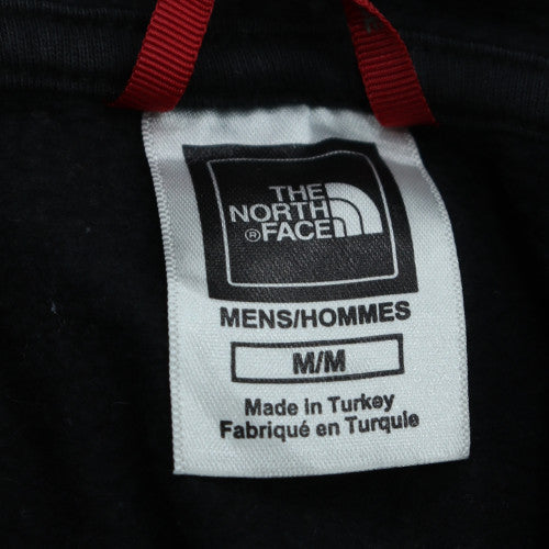 The North Face Mens Black Medium Pullover Hoodie Cotton Logo Sweatshirt