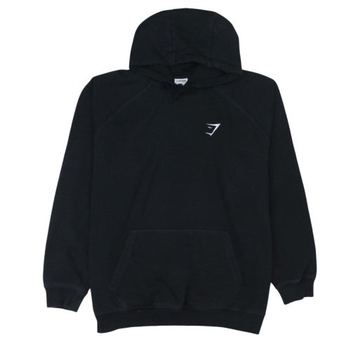 Gymshark Mens Black 2XL Pullover Hoodie Regular Fit Fleece