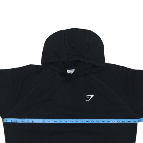 Gymshark Mens Black 2XL Pullover Hoodie Regular Fit Fleece