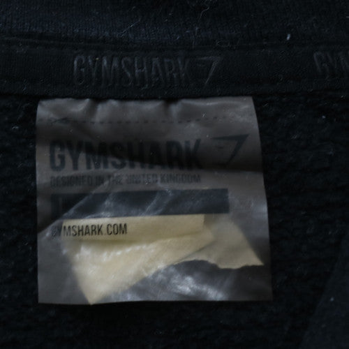 Gymshark Mens Black Pullover Hoodie Medium Hooded Sweatshirt
