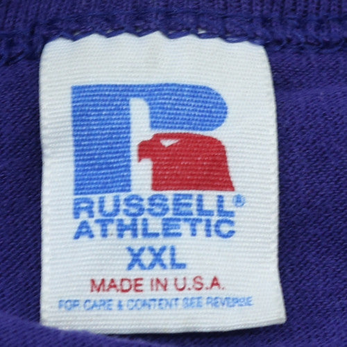 Russell Athletic Men's Purple 2XL Sports Graphic T-Shirt