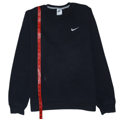 Nike Men's Black Pullover Crew Neck Sweatshirt L Regular Fit