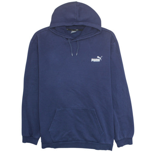 Puma Men's Blue 5XL Pullover Hoodie Sweatshirt Fleece Regular Fit