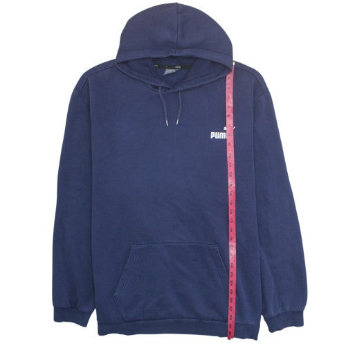 Puma Men's Blue 5XL Pullover Hoodie Sweatshirt Fleece Regular Fit