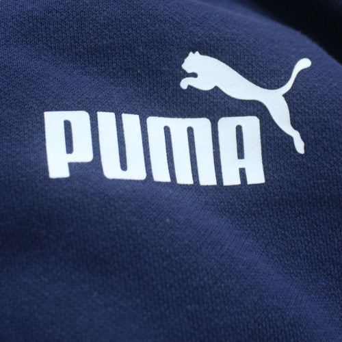 Puma Men's Blue 5XL Pullover Hoodie Sweatshirt Fleece Regular Fit