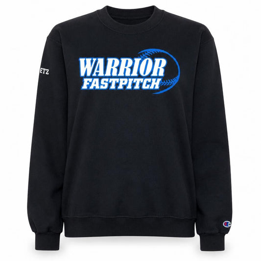 Champion Women's Black Warrior Fastpitch Sweatshirt Size S