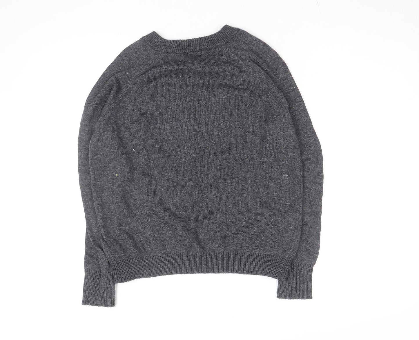 H&M Women Grey Sequin Penguin Pullover Jumper XS Casual Winter