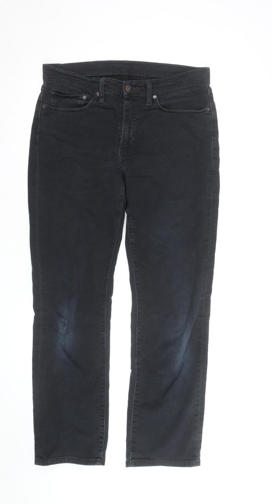 Levi's 511 Men's Black Slim Fit Straight Denim Jeans 32W 32L