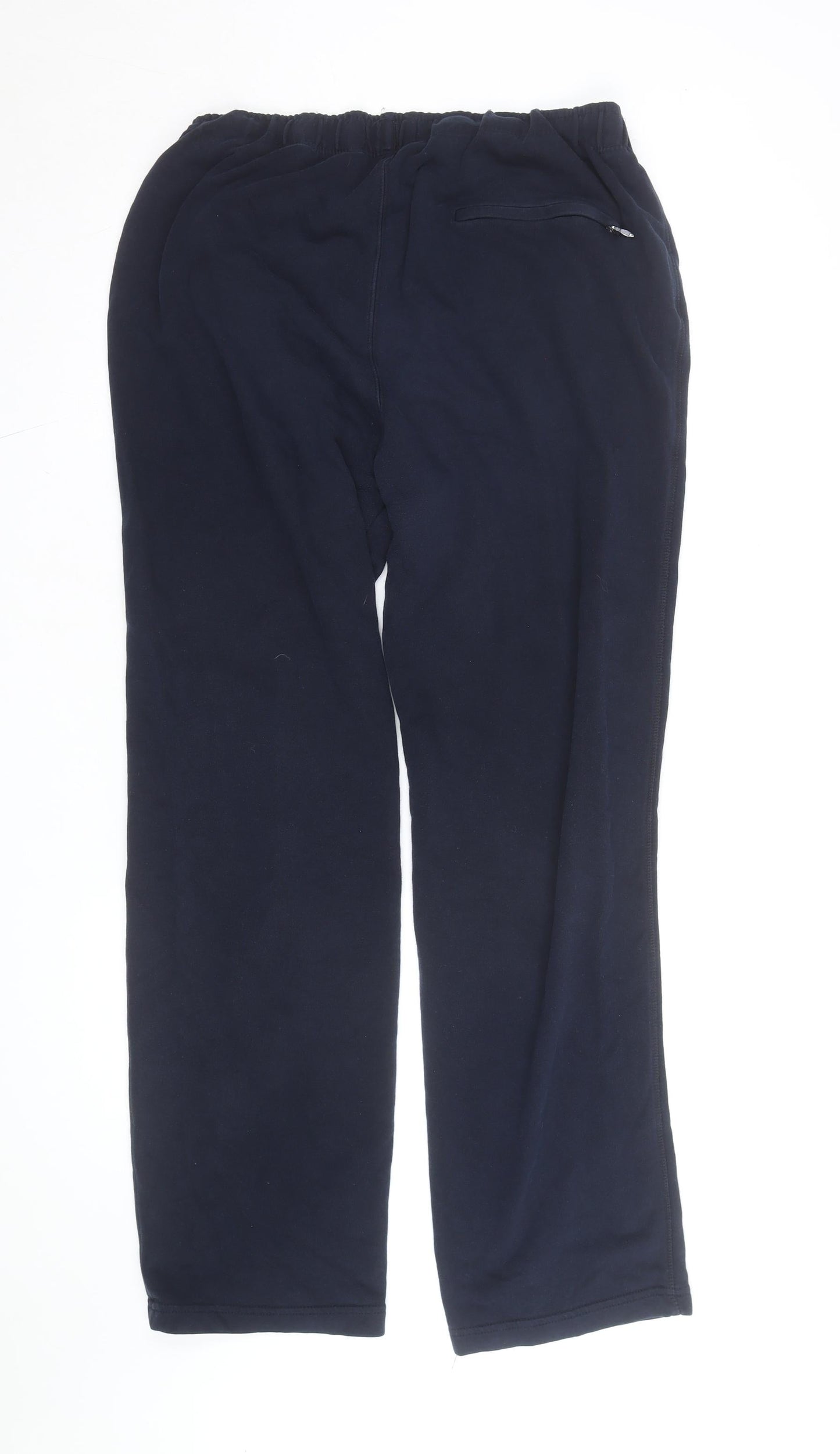 Marks and Spencer Blue Harbour Men's Navy Cotton Sweatpants M