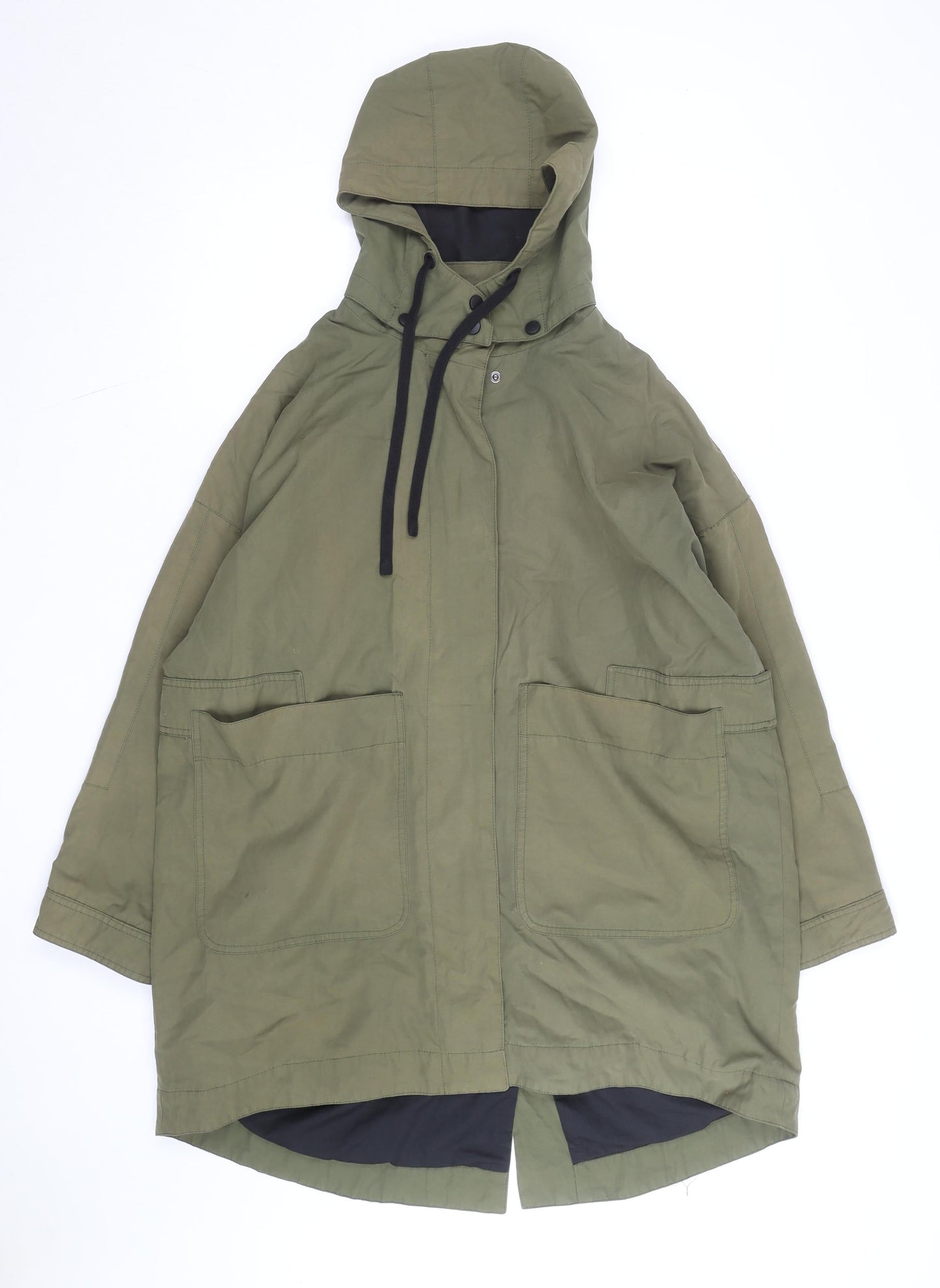 Kin by John Lewis Women's Green Size 12 Hooded Parka Coat