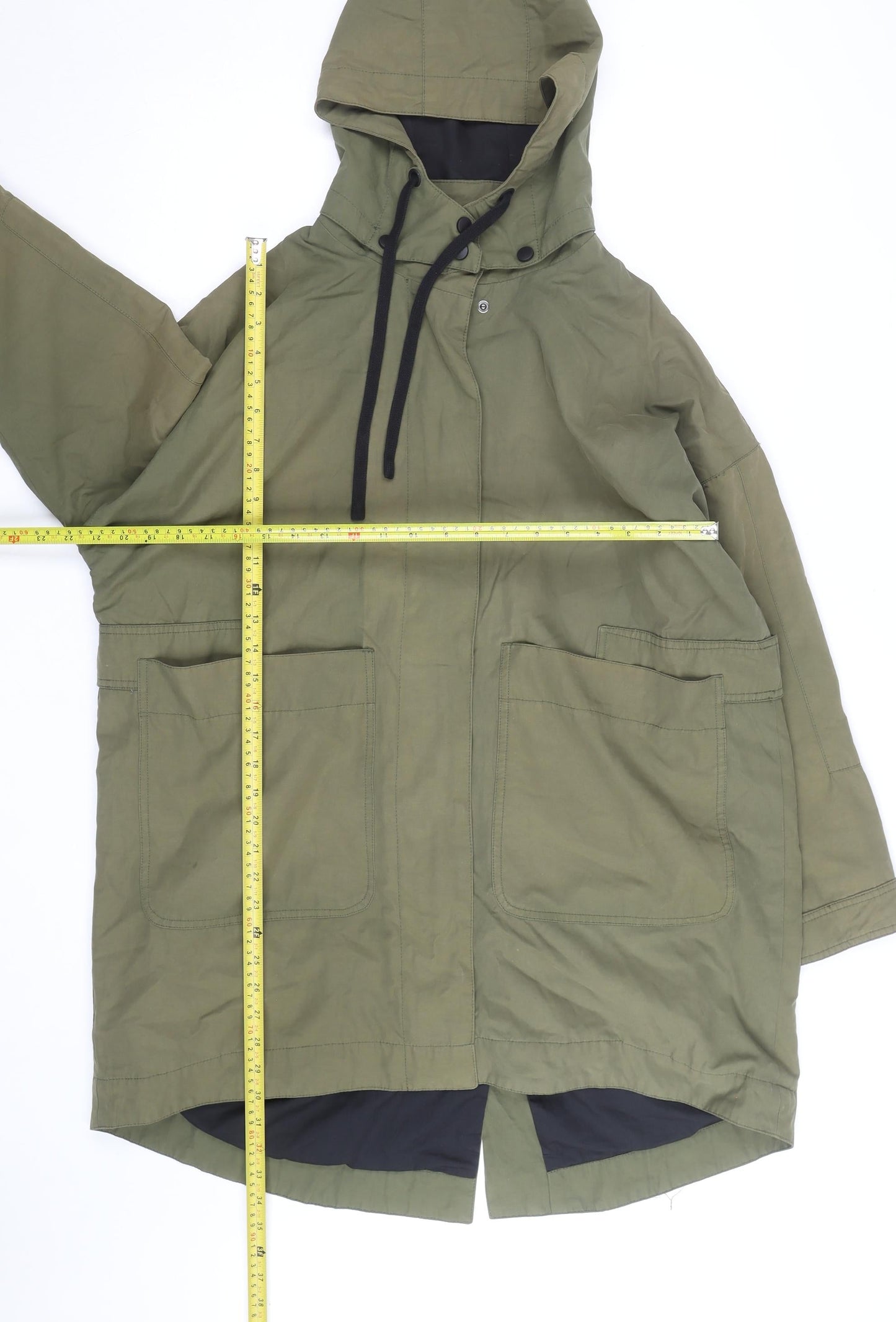 Kin by John Lewis Women's Green Size 12 Hooded Parka Coat