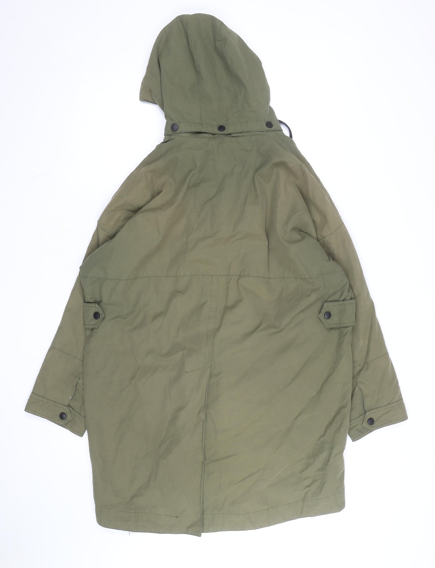 Kin by John Lewis Women's Green Size 12 Hooded Parka Coat