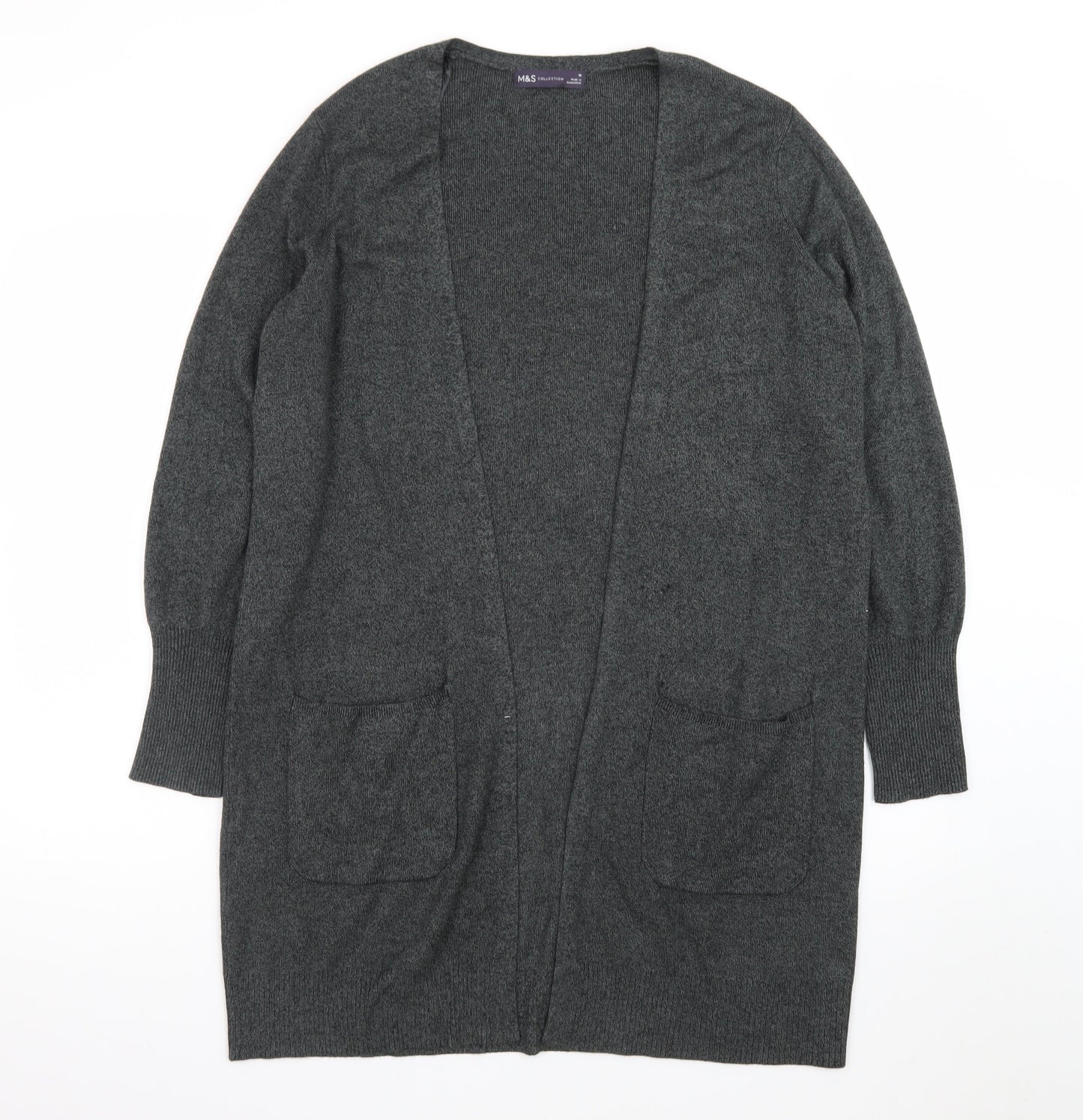 Marks and Spencer Women’s Grey Longline Knit Cardigan Medium