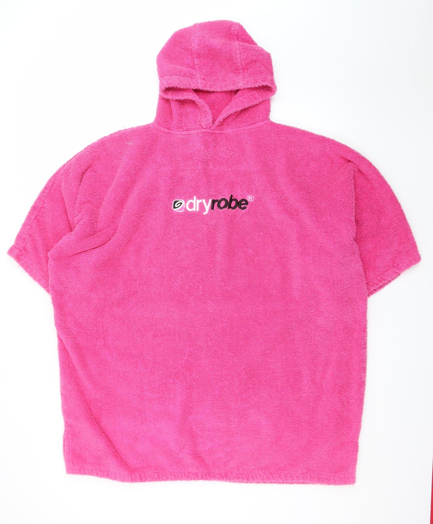 Dryrobe Pink Hooded Towelling Bathrobe Women’s Medium Beach Surf
