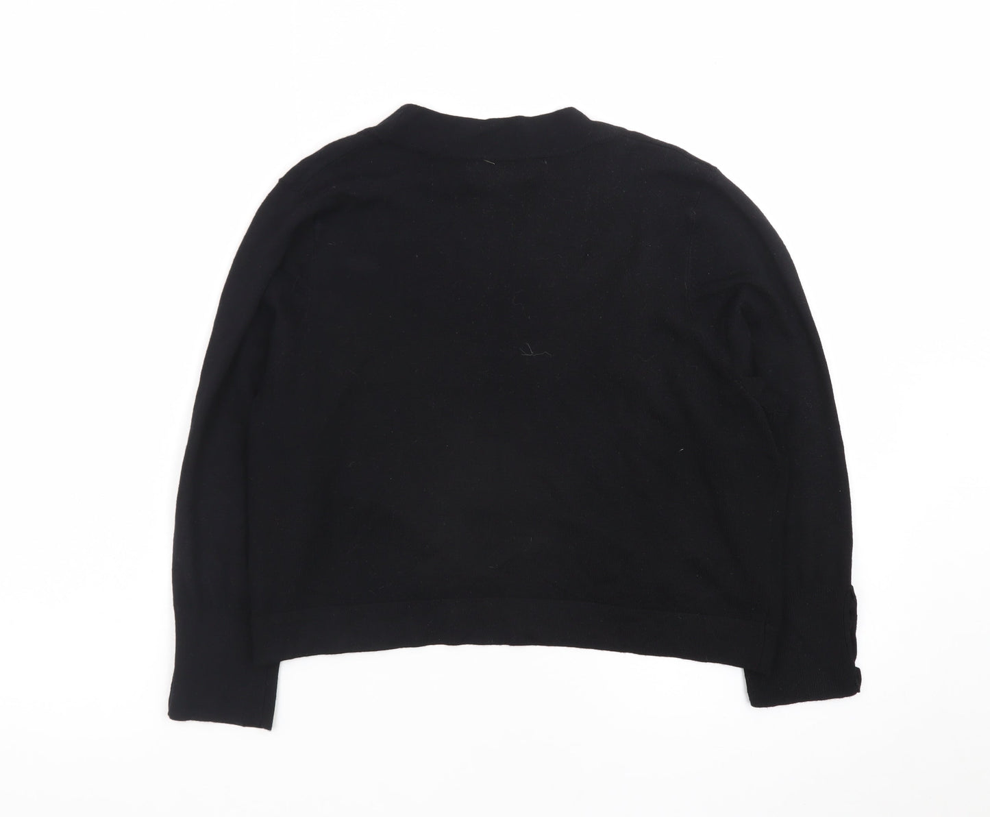 Debenhams Women's Black Size 16 Knit Open Cardigan
