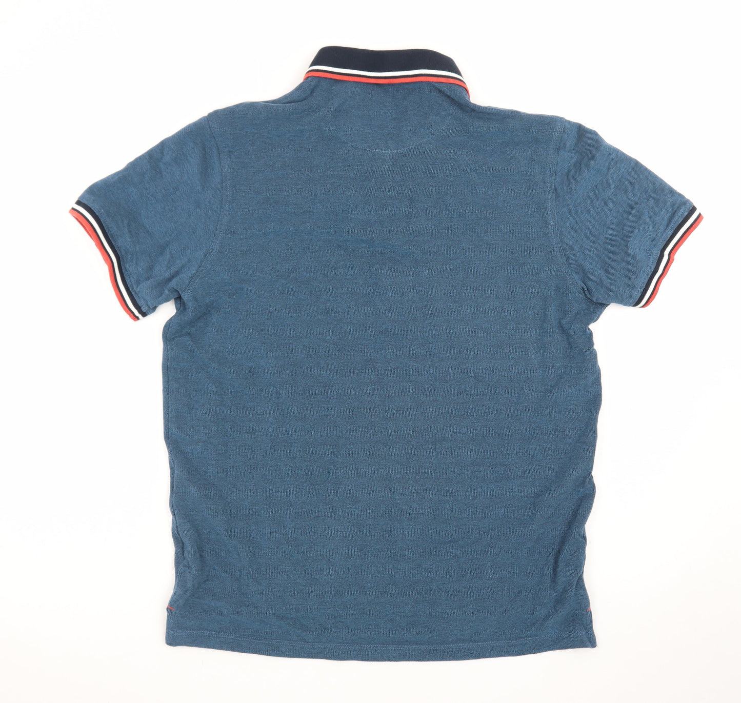Jack & Jones Men’s Blue Cotton Polo Shirt XL Classic Fit