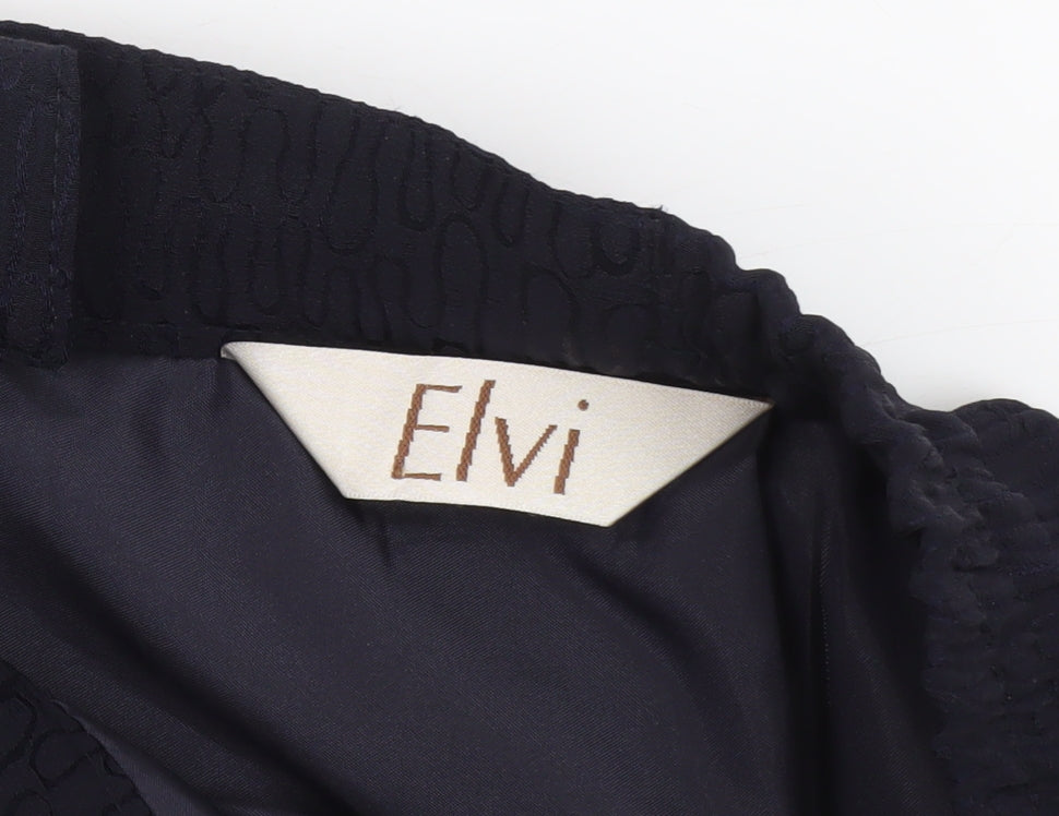 Elvi Women's Black Plus Size 22 Pencil Skirt Knee Length Workwear