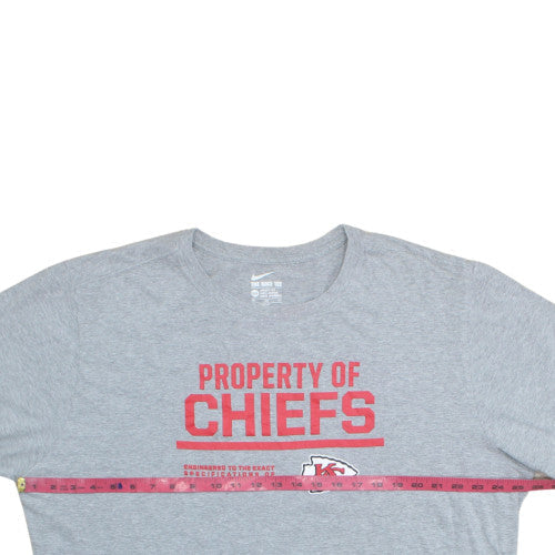Nike Men's Grey Kansas City Chiefs Athletic T-Shirt 3XL