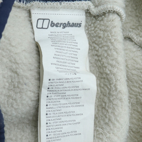 Berghaus Men's White Fleece Jacket M Lightweight Full Zip Outdoor