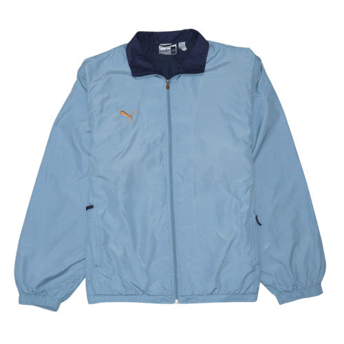 Puma Mens Blue 2XL Windbreaker Jacket Lightweight Sportswear