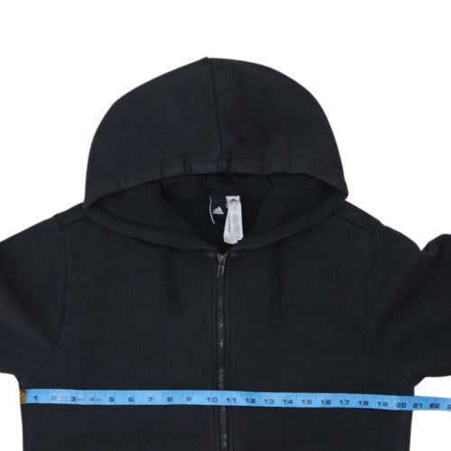 adidas Men's Black Full Zip Hoodie Size M Sports Fleece