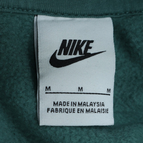 Nike Men’s Green Pullover Hoodie M Regular Fit Fleece Sweatshirt