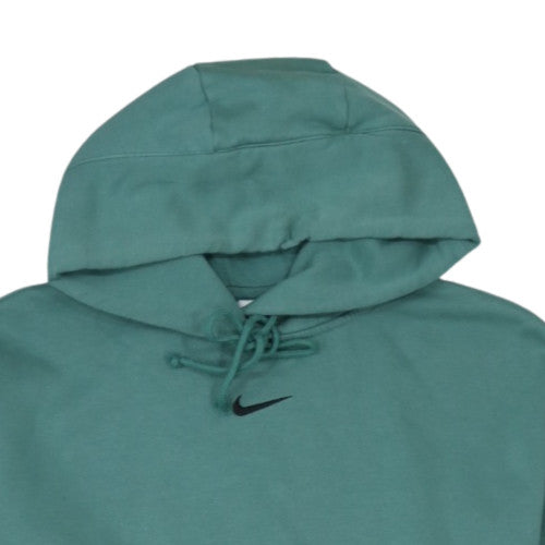 Nike Men’s Green Pullover Hoodie M Regular Fit Fleece Sweatshirt