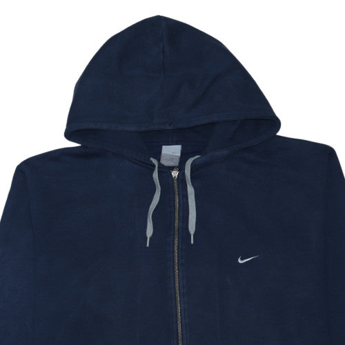 Nike Mens Navy Blue Full Zip Hoodie XXL Berlin Graphic Sweatshirt