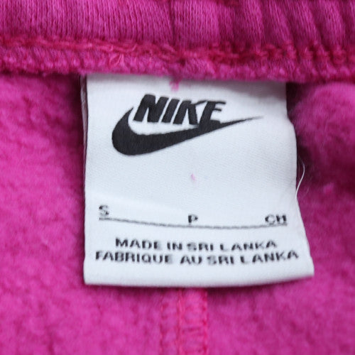 Nike Women's Pink Fleece Jogger Sweatpants Size S