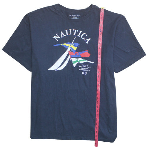 Nautica Men's Blue 2XL Nautical Graphic Print T-Shirt