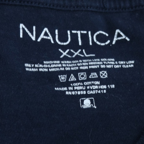 Nautica Men's Blue 2XL Nautical Graphic Print T-Shirt
