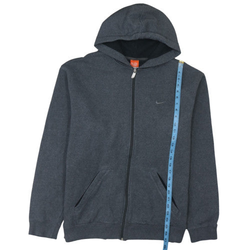 Nike Men's Grey XL Full Zip Hoodie Fleece Sweatshirt
