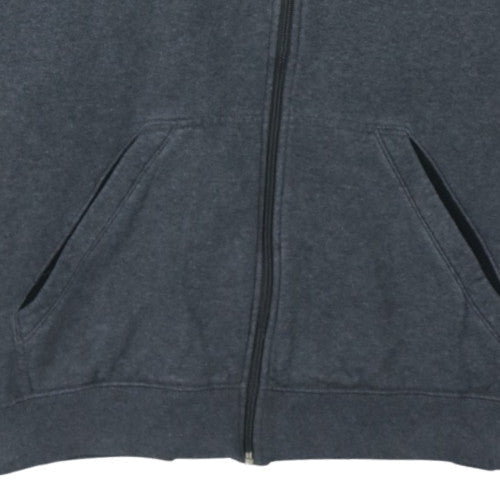 Nike Men's Grey XL Full Zip Hoodie Fleece Sweatshirt